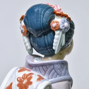 Большая Коллекционная Фарфоровая статуэтка «ВЕСНА В ЯПОНИИ», Lladro Испания -1984 год.