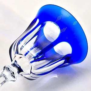 Редкость! Хрустальный Бокал для вина «Diana» - синий, NACHTMANN Германия, 60 -е годы ХХ века.