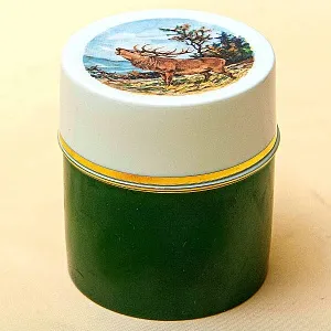 Винтажная Фарфоровая Баночка - Шкатулка «Олень» из серии «Охота». Furstenberg, Германия.