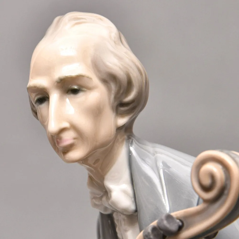 Коллекционная Фарфоровая статуэтка «Музыкант. ВИОЛОНЧЕЛИСТ», Lladro Испания 70-е годы.