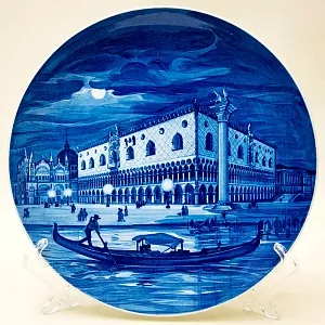 Коллекционная Тарелка - Блюдо «Венеция» Фарфор, MEISSEN / МЕЙСЕН Германия -1976 год.