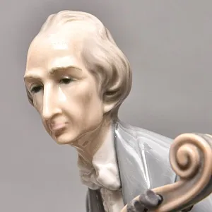 Коллекционная Фарфоровая статуэтка «Музыкант. ВИОЛОНЧЕЛИСТ», Lladro Испания 70-е годы.