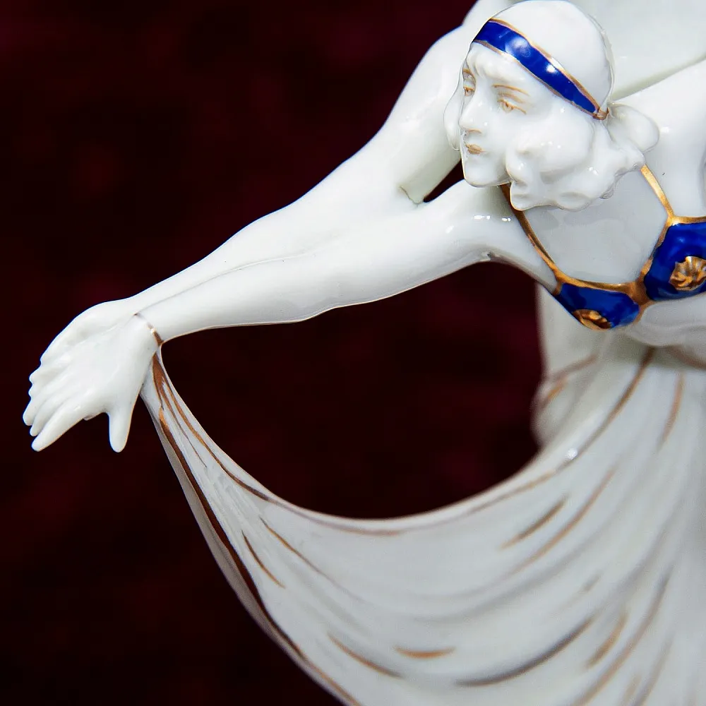 Редкость! Фарфоровая Статуэтка «Балет - Танец МОДЕРН», SITZENDORF Гермагия 50 гг.