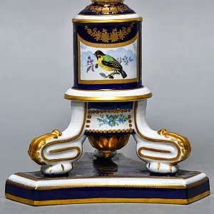 Редкость! Большой Фарфоровый Канделябр - Подсвечник на 6-ть свечей, Giulia Mangani Италия, середина ХХ века. 