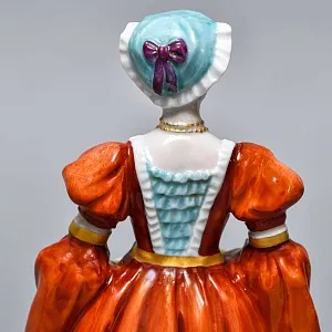 Полная Коллекционная серия Фарфоровых статуэток «Генрих VIII и его шесть жен», Sitzendorf Германия.