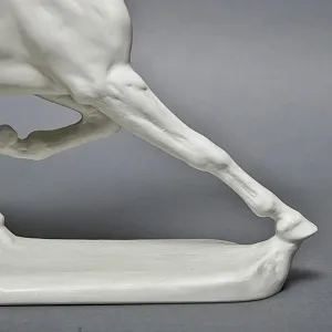 Редкость! Бисквитный Фарфор - Большая Статуэтка «Бегущий конь», ROSENTHAL Германия.