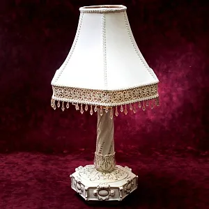 Фарфоровая Настольная Электрическая Лампа - Светильник SANDIZELL, Германия 1951-1960 гг.