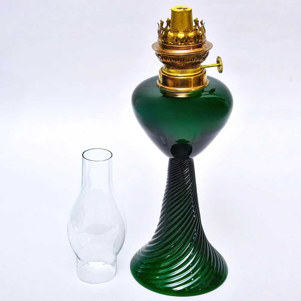 Редкость! Стеклянная Керосиновая Лампа, Unbekannter Hersteller, Германия первая половина ХХ века.