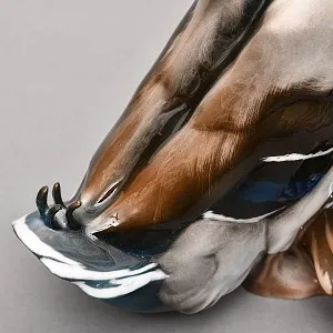 Коллекционная Фарфоровая статуэтка «Птицы. Утка и Селезень», ROSENTHAL Германия, 1922 - 1933 годы.