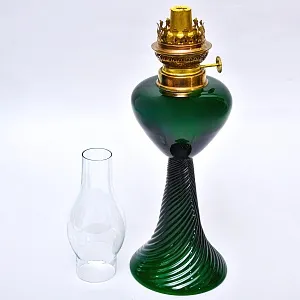 Редкость! Стеклянная Керосиновая Лампа, Unbekannter Hersteller, Германия первая половина ХХ века.