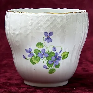 «НЕЗАБУДКИ» - Фарфоровое Кашпо или Ваза для цветов, KAISER, Германия - 1979 год.