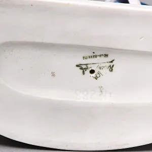 Антикварная Фарфоровая статуэтка «Обнаженная девушка и попугай», ROSENTHAL Германия - 1924 год.