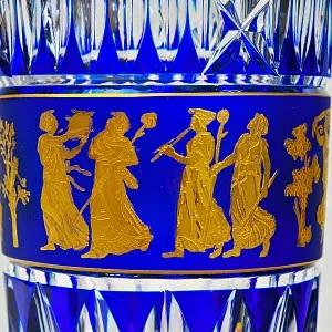 Авторская Коллекционная Ваза «Jupiter. Dance De Flore», хрусталь VAL SAINT LAMBERT, Бельгия.