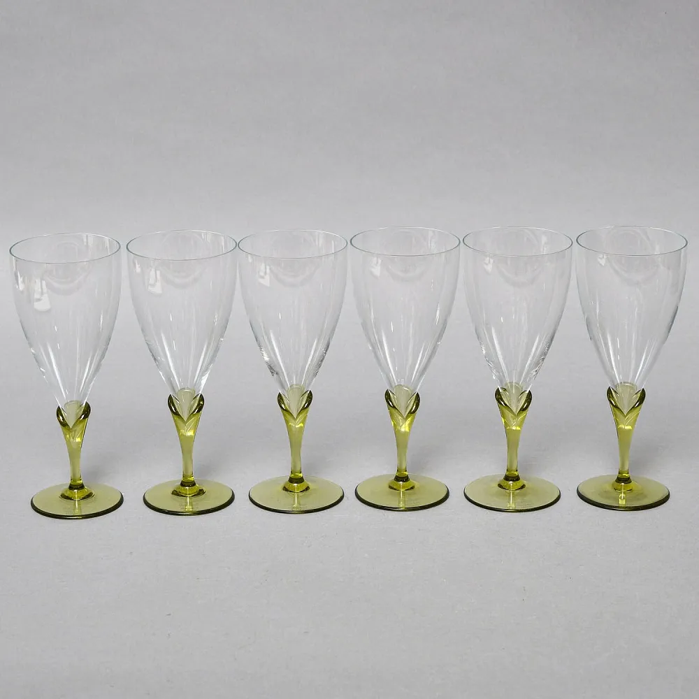 Бокалы для воды «Papyrus», Хрусталь Rosenthal Studio Line, Германия -1960 -1969 годы. 