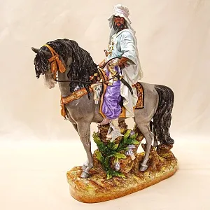 Редкая!!! Большая Фарфоровая Cтатуэтка «АРАБСКИЙ ВОИН» Shheibe - Alsbach Германия -1962год.