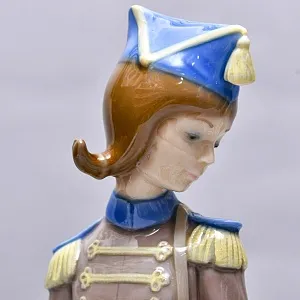 Редкость! Коллекционная Фарфоровая статуэтка «Маркитантка и Барабанщик», Lladro Испания.