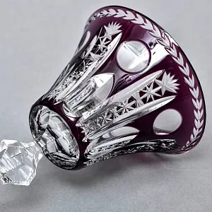 Антикварный Хрустальный Бокал для вина, Knittel FAKIRIS, Германия, конец 30-х гг.