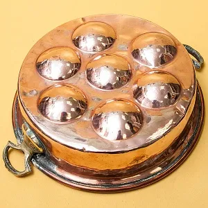 Старинная Медная Форма для выпечки без ручки, D-28 см. Франция, начало ХХ века!