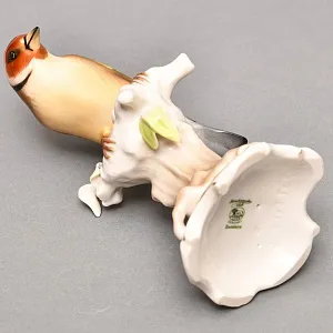 Коллекционная Фарфоровая статуэтка «Птица. Щегол», Hutschenreuther Германия, 1955 - 1968 гг.