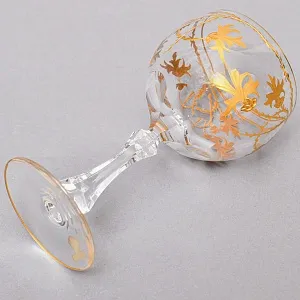 Коллекционный Бокал для Вина «Золотая Симфония», Хрусталь JOSEPHINENHUTTE, Германия. 