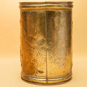 Винтажное Латунное Ведёрко для охлаждения шампанского или вина «Рыцарский Герб», Англия 50 гг. 