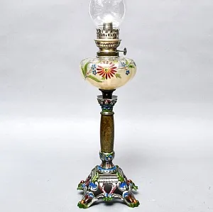 Антикарная Керосиновая Лампа с Механизмом Hersteller Berlin, Германия 1920 -1925 год.