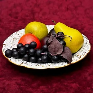 Антикварное Блюдо - Тарелка «Мейсенский букет», Фарфор MEISSEN Германия.