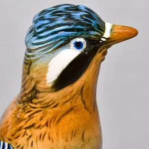 Птица - Фарфоровая статуэтка «Сойка», Karl Ens Германия, первая половина ХХ века.