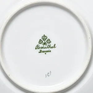 Антикварная Фарфоровая Чайная пара «Тюльпаны», ROSENTHAL Германия - 1926 год. 