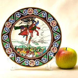«Марья Моревна» - Коллекционная Тарелка «Русские Сказки»  Фарфор, Villeroy&Boch Германия -1990 год.