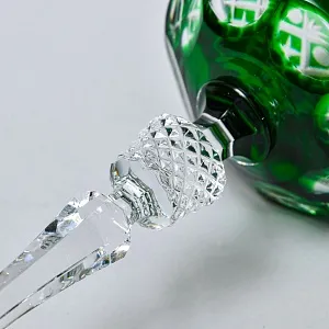 Хрустальный Бокал для вина серия «BRISTOL» зелёного цвета, NACHTMANN Германия, 70 -е годы ХХ века.