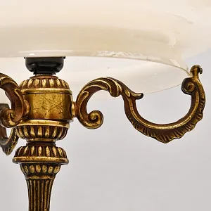 Винтажная Электрическая Настольная Кабинетная Лампа - Светильник, бронза СССР 70 -е гг. 