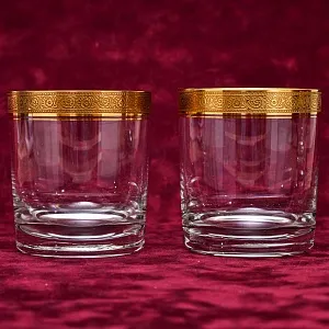 Хрустальные Бокалы для Виски - 4 шт. «Concorde», Theresienthal Германия, середина ХХ века.