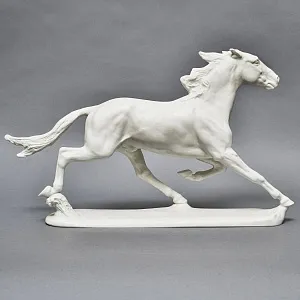 Редкость! Бисквитный Фарфор - Большая Статуэтка «Бегущий конь», ROSENTHAL Германия.
