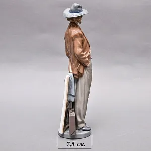 Коллекционная Фарфоровая статуэтка «Странствующий Художник», Lladro / Лядро Испания.