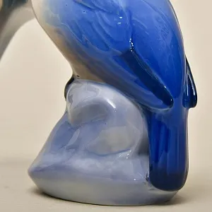 Авторская Фарфоровая Статуэтка «ПТИЦА. ЗИМОРОДОК», Bing&Grøndahl Дания, 1970 - 1983 гг.