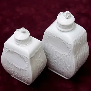 Две Коллекционные Фарфоровые Чайницы,  KPM Berlin, Германия, середина ХХ века.