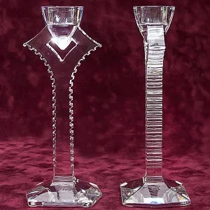 Пара Хрустальных Подсвечников БАККАРА / BACCARAT, Фрация, 70 -е годы ХХ века.