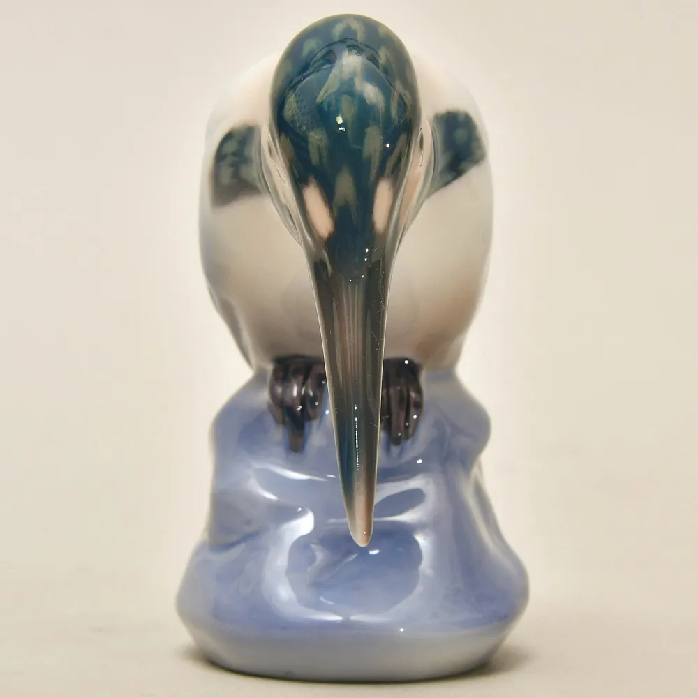 Авторская Фарфоровая Статуэтка «ПТИЦА. ЗИМОРОДОК», Bing&Grøndahl Дания, 1970 - 1983 гг.