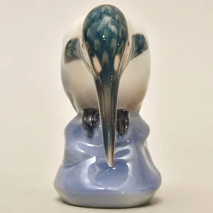 Авторская Фарфоровая Статуэтка «ПТИЦА. ЗИМОРОДОК», Bing&Grøndahl Дания, 1970 - 1983 гг.