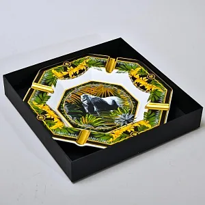 Редкость! Коллекционная Фарфоровая Тарелка - Пепельница "ГОРИЛЛА", VERSACE Rosenthal Германия.