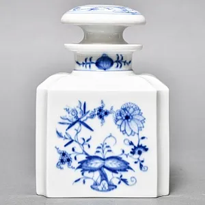 Фарфоровая Чайница с крышкой «Луковый узор», MEISSEN / МЕЙСЕН Германия - 1973 год. 