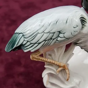 Птицы - Фарфоровая статуэтка «Цапли», Карл Энс / Karl Ens,  Германия, 50-е годы ХХ века.