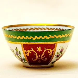 Антикварная, Коллекционная Кофейная пара, Франция, конец ХIX - начало ХХ века.