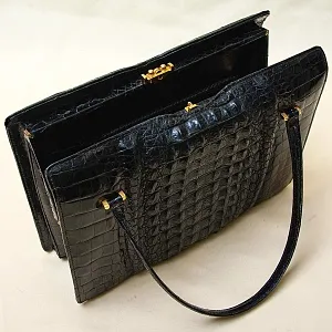 Дамская Сумка из Натуральной Крокодиловой Кожи Западная Германия 50 -е годы ХХ века..