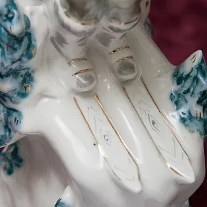 Фарфоровая Статуэтка «Лыжник - Пионер», ДФЗ Вербилки, СССР - 1954 год.