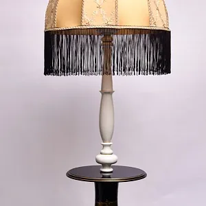 Большой Электрический Напольный Торшер - Светильник - Лампа, фарфор Франция 80 -е гг. 