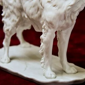 Бисквитный Фарфор Коллекционная Статуэтка «Собака - СЕТТЕР»,  Kaiser Германия - 1979 г.