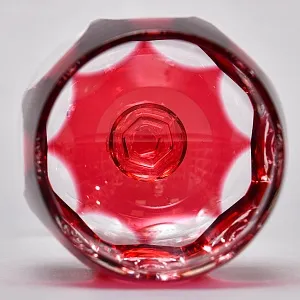 Хрустальный Бокал для вина розового цвета серия «ANTIKA», NACHTMANN Германия, 70 -е годы. 