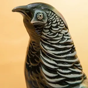 Большая Фарфоровая Статуэтка «Райская Птица» Н -30 см., Карл Энс / Karl Ens,  Германия, 50-е годы ХХ века.